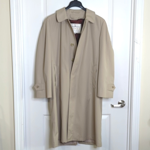 TOWNE Collection by London Fog Vintage Over Coat Removable Sherpa Lining 42 R - Picture 4 of 14